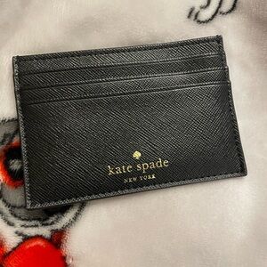 NWOT Kate Spade Glitter Slim Card Holder